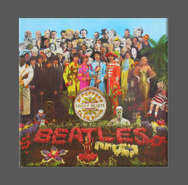 BEATLES, Magnet, Button, SGT PEPPERS LONELY HEART: (1) Magnet