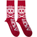 Five Finger Death Punch Pixeled Skull Repeat Red