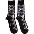 Ghost Logo Pattern Black