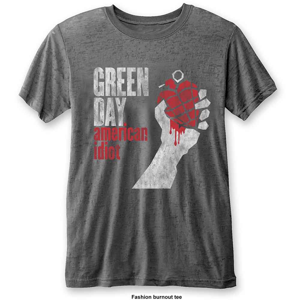 Green Day American Idiot Vintage Grey