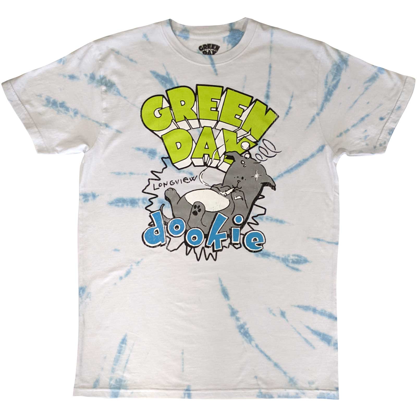 Green Day Dookie Longview White