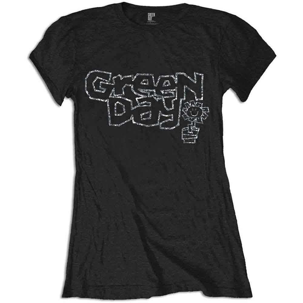 Green Day Flower Pot Black