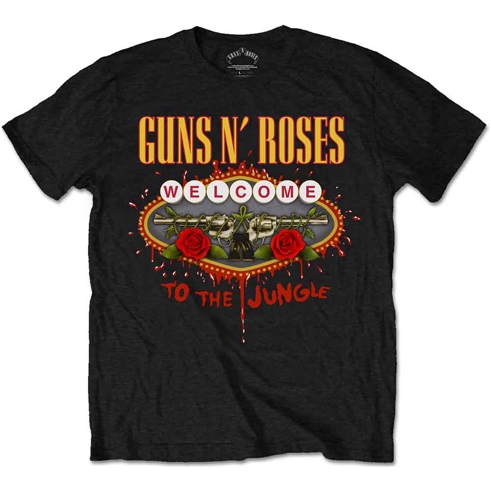 Guns N' Roses Welcome to the Jungle Black