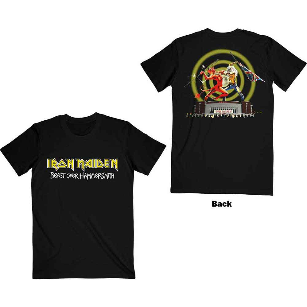 Iron Maiden Beast Over Hammersmith Eddie & Devil Black
