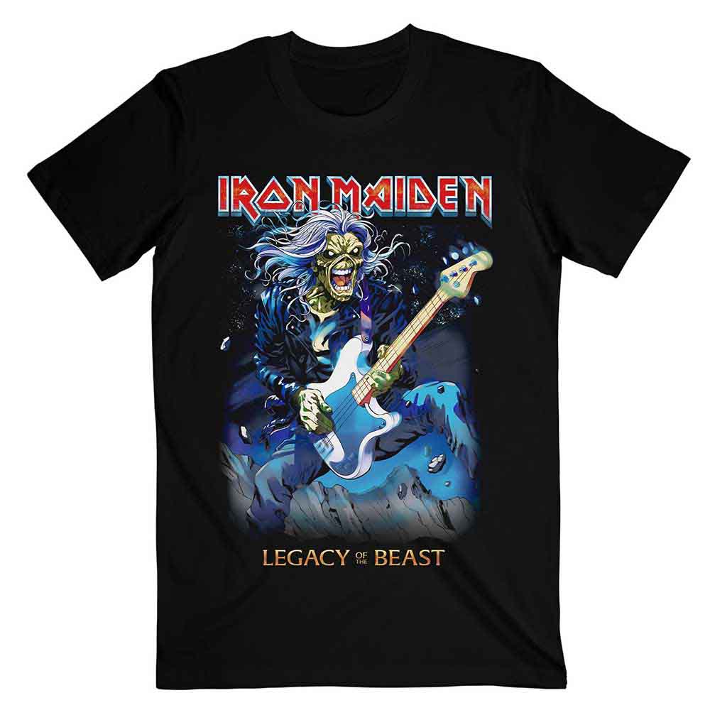 Iron Maiden Eddie on Bass Black