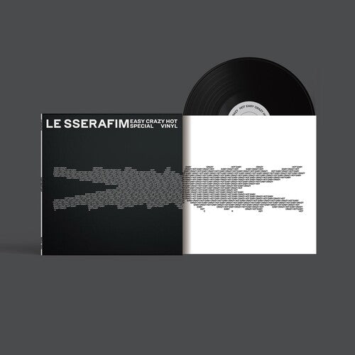 LE SSERAFIM Easy-Crazy-Hot' Special Vinyl [CARBON BLACK]