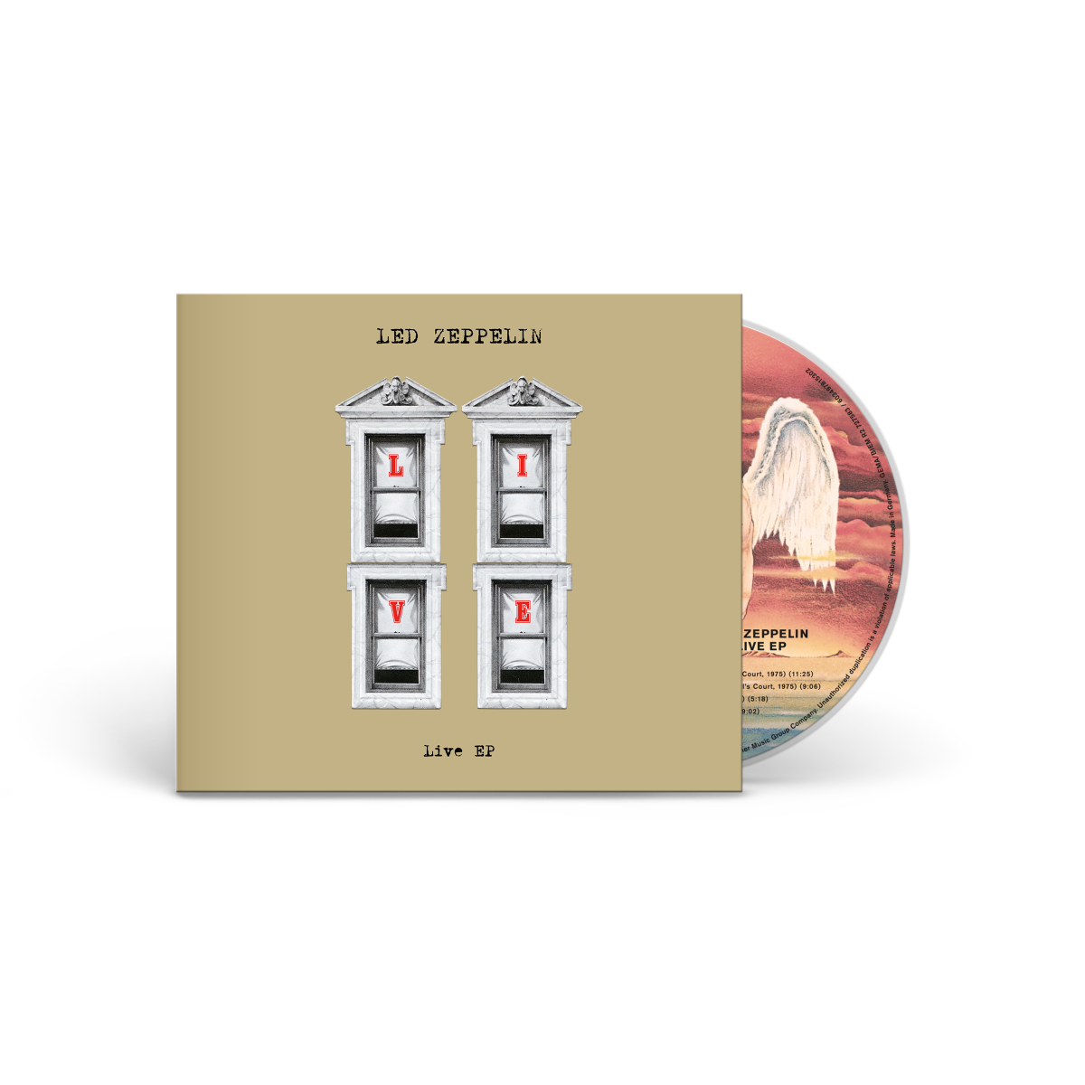 Led Zeppelin Live Ep (Cd) [First-Time Audio Release Of 1975 & 1979 Performances]