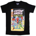 Marvel Comics Captain America & Falcon Comic Cover Black