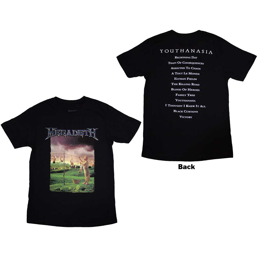 Megadeth Youthanasia Tracklist Black