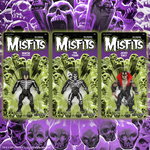 Misfits Super7 - Misfits - Vintage Figures Wv1 - Danzig (Skeleton Shirt) (Large Item, Collectible, Figure, Action Figure)