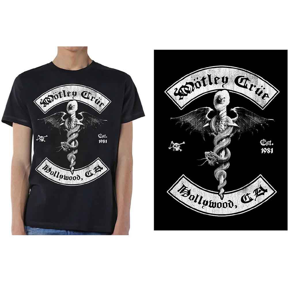 Motley Crue Feelgood Hollywood Revision Black