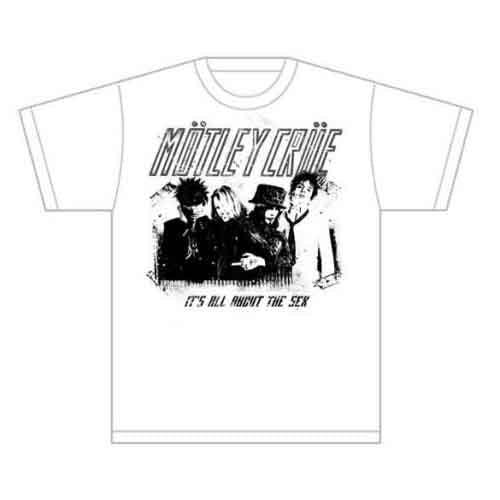 Motley Crue Stencil White