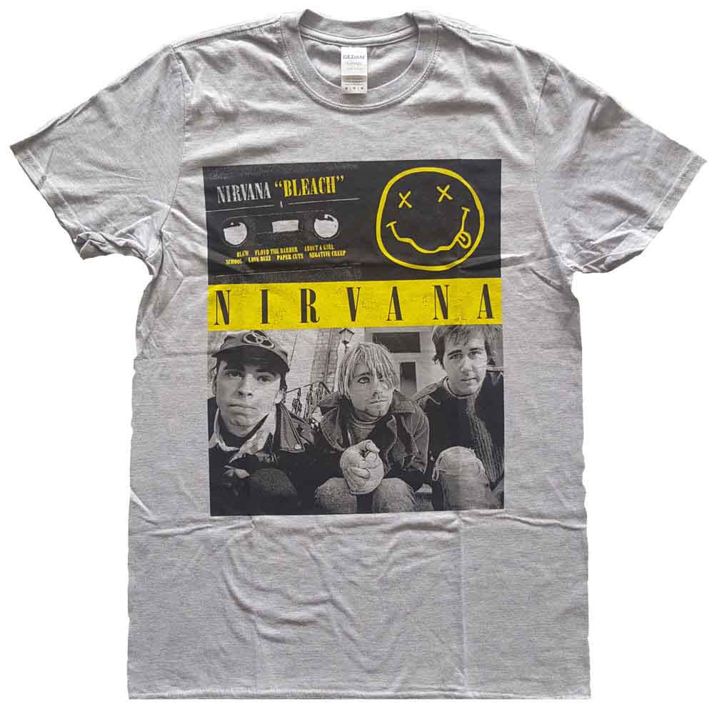 Nirvana Bleach Cassettes Grey