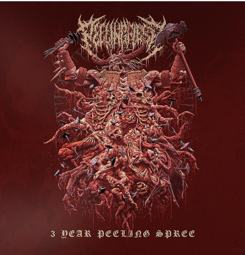 Peelingflesh 3 Year Peeling Spree (Candy Coated Corpse Splatter Colored Vinyl) (2 Lp's)