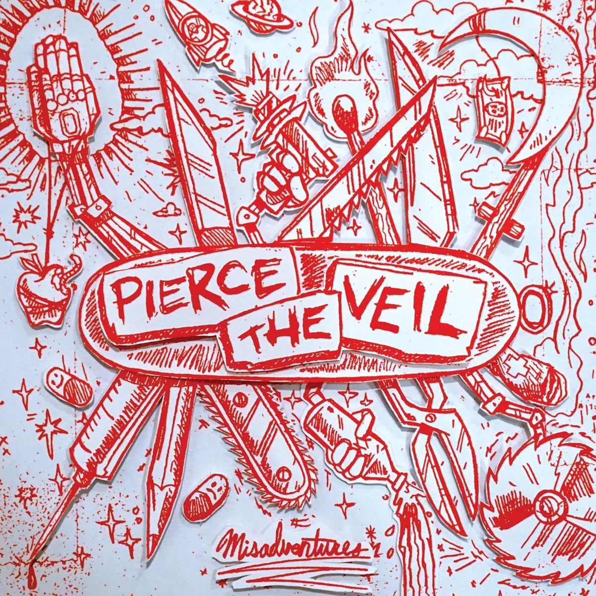 Pierce The Veil Misadventures [Explicit Content] (Limited Edition, Black & White Splatter Colored Vinyl)
