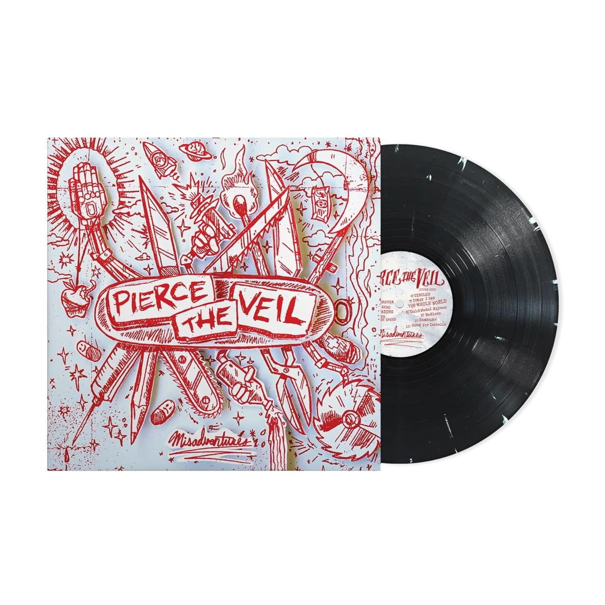 Pierce The Veil Misadventures [Explicit Content] (Limited Edition, Black & White Splatter Colored Vinyl)
