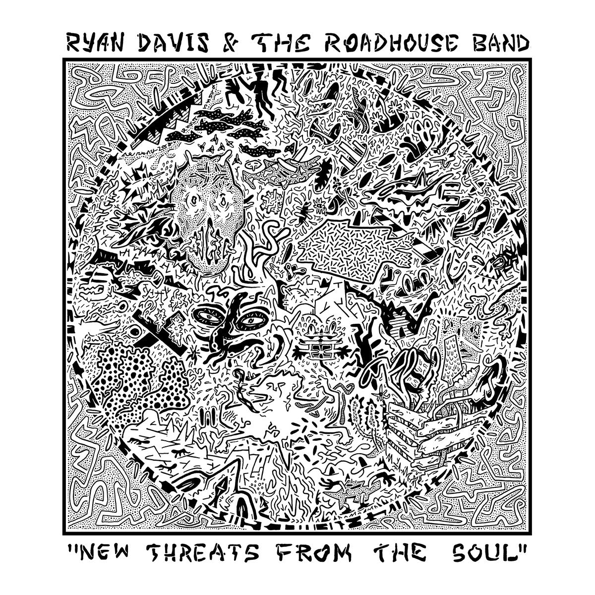 Ryan Davis & The Roadhouse Band New Threats From The Soul (Transparent Light Blue Vinyl)