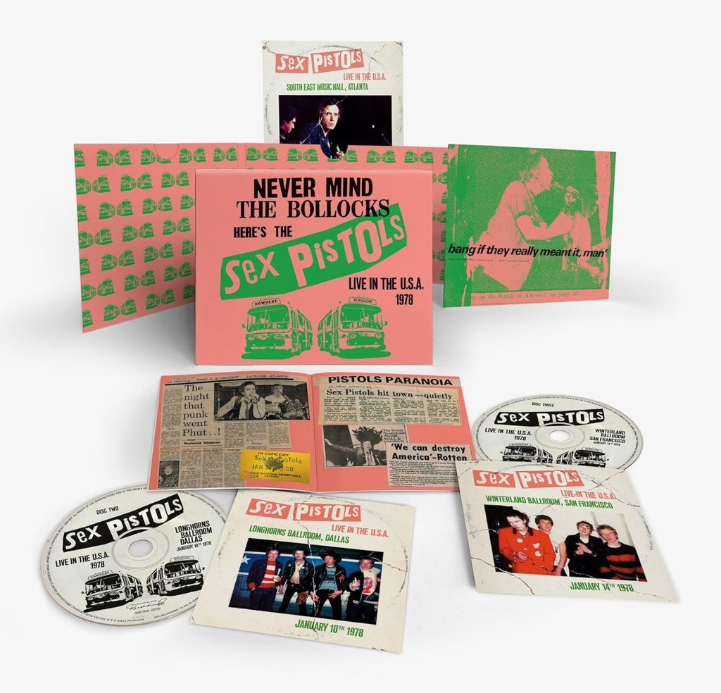 Sex Pistols Live In The U.S.A. 1978 (3 Cd's)