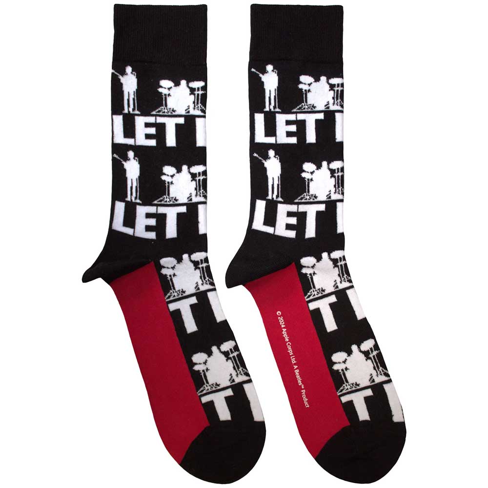 The Beatles Let It Be Silhouettes Repeat Black