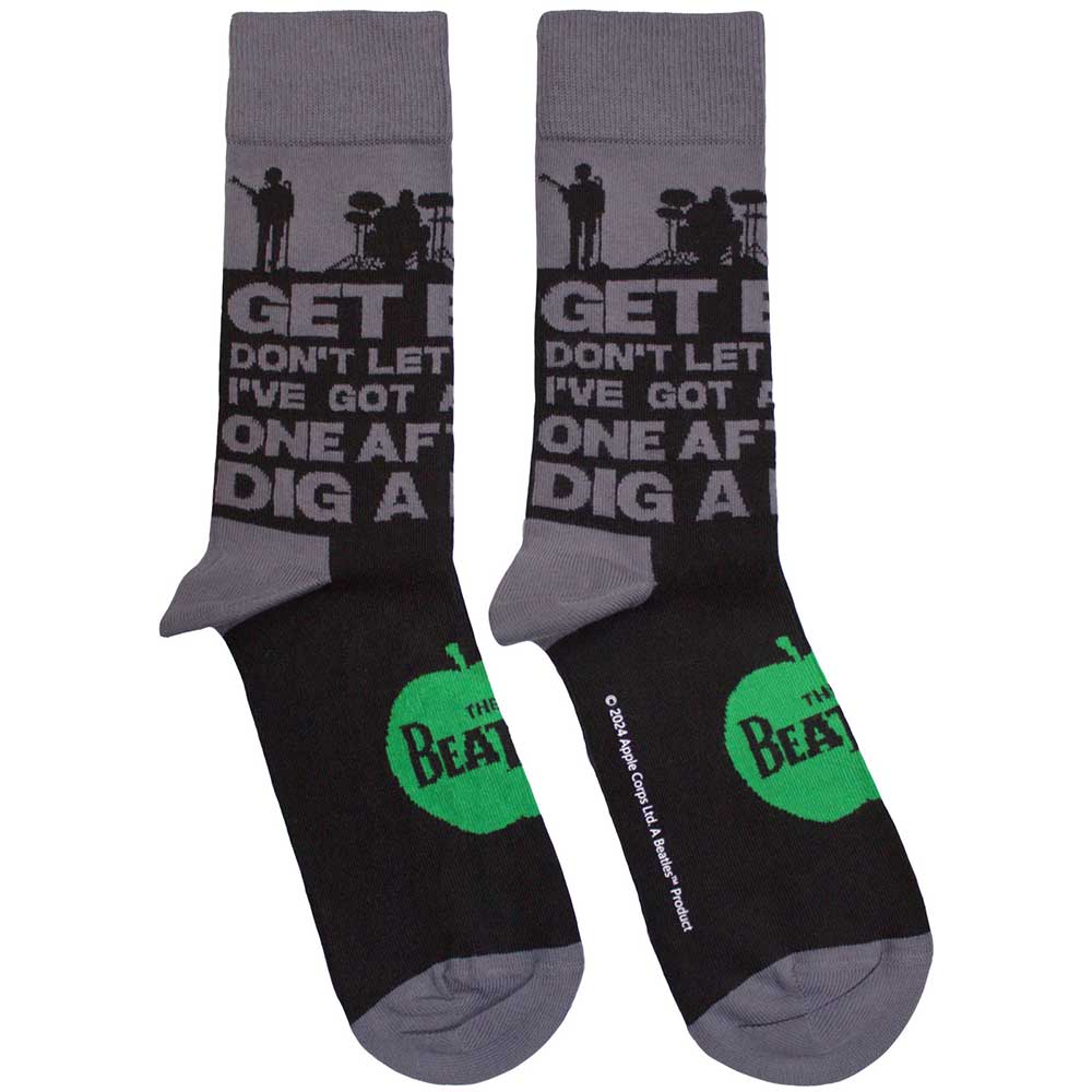 The Beatles Rooftop Silhouettes & Apple Black