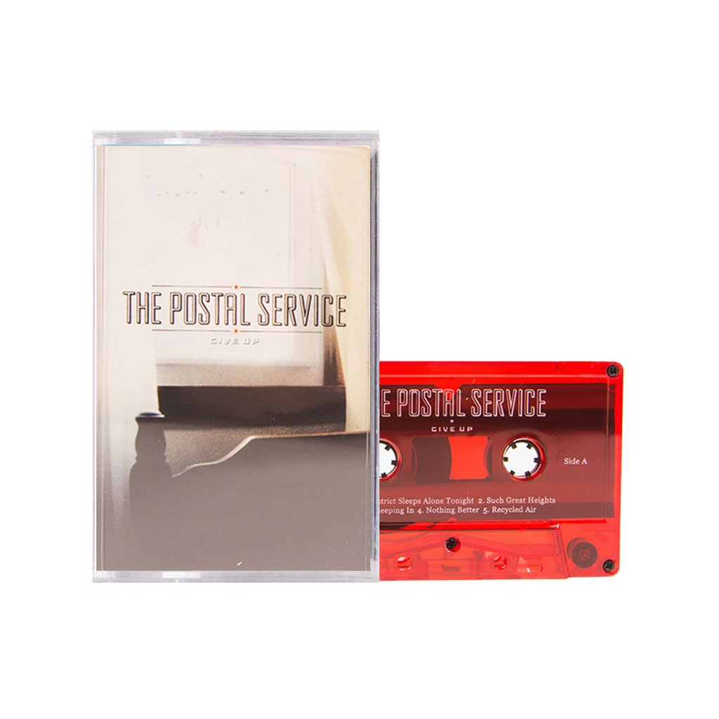The Postal Service Give Up (Translucent Red Colored Cassette)