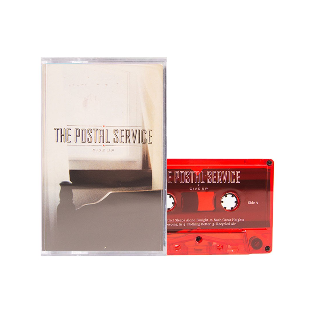 The Postal Service Give Up (Translucent Red Colored Cassette)