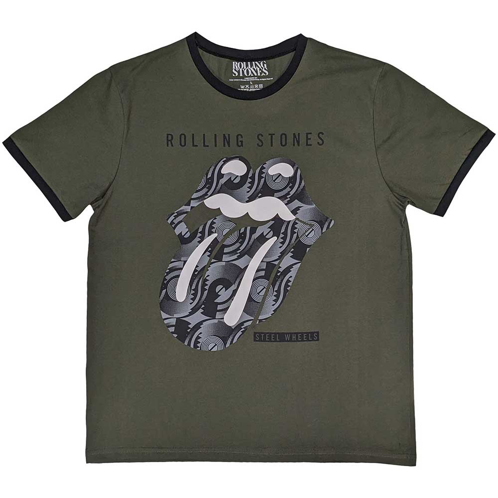 The Rolling Stones Black & White Tongue Green