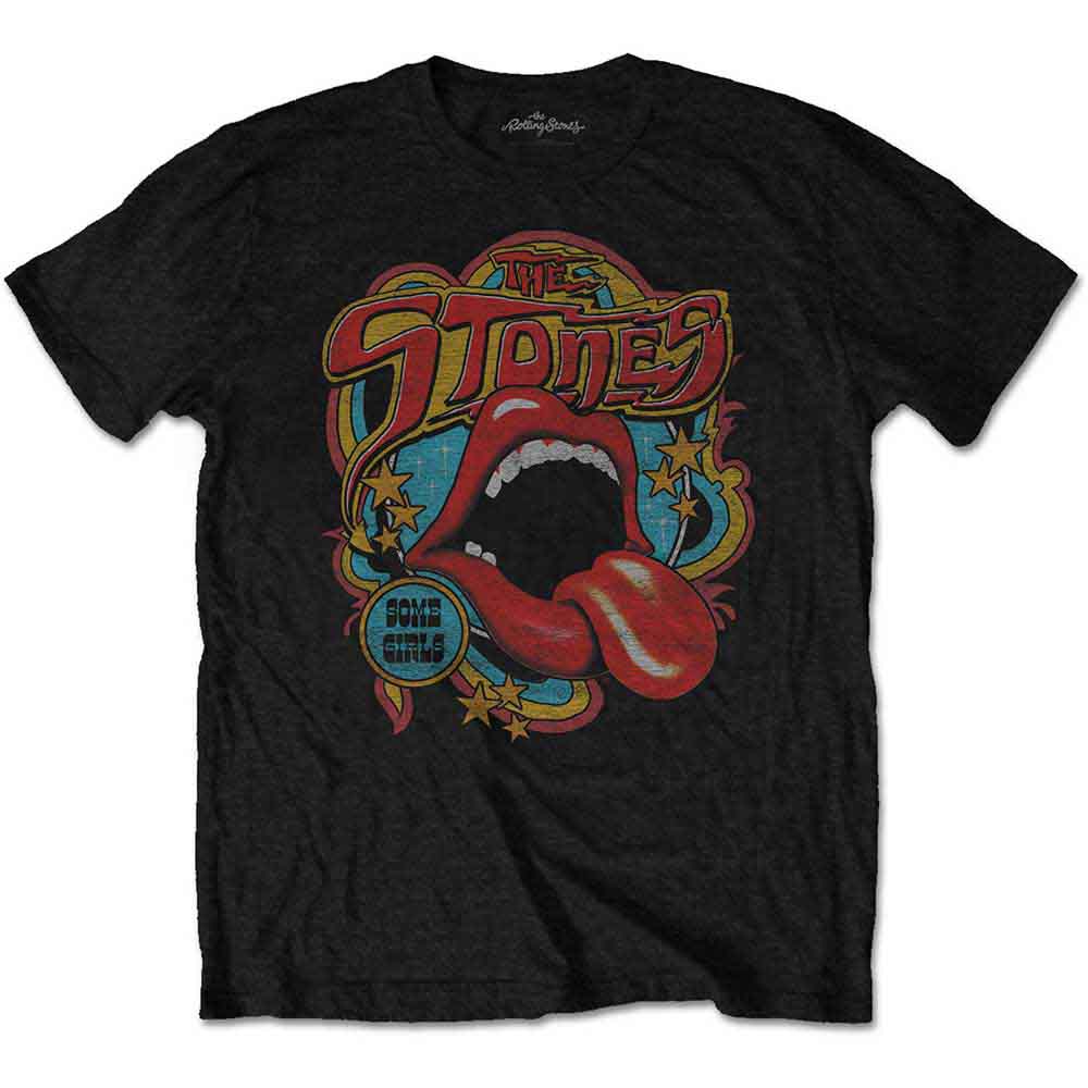 The Rolling Stones Retro 70s Vibe Black