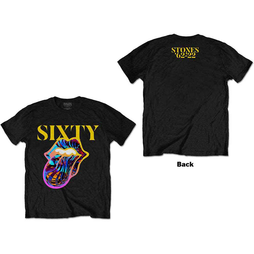 The Rolling Stones Sixty Cyberdelic Tongue Black