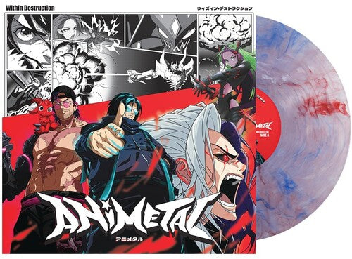 Within Destruction Animetal [Explicit Content] (Clear/ Red/ White & Blue Marble)