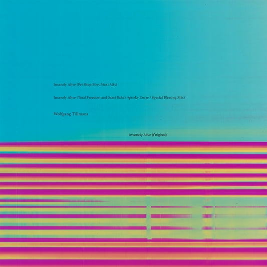 WOLFGANG TILLMANS Total Freedom Remix Insanely Alive -Pet Shop Boys