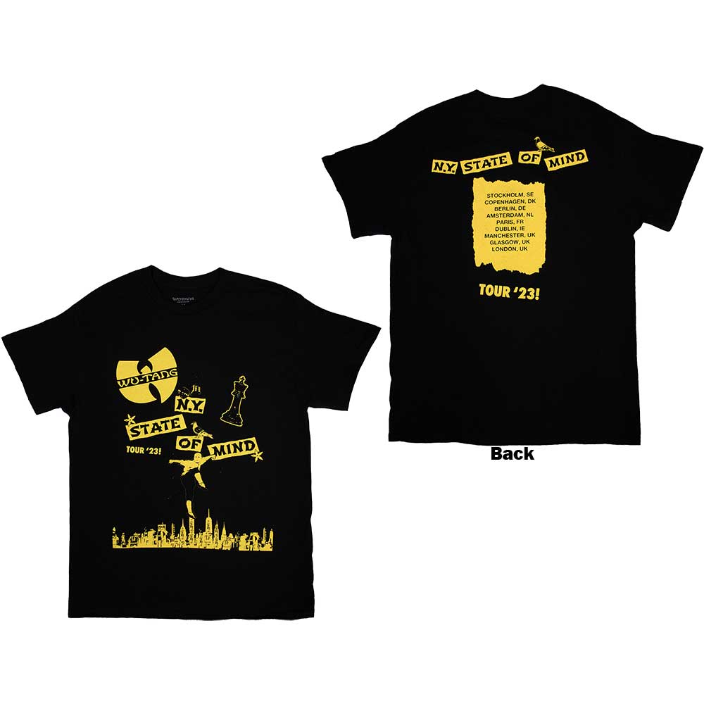 Wu-tang Clan Tour '23 NY State Of Mind Black