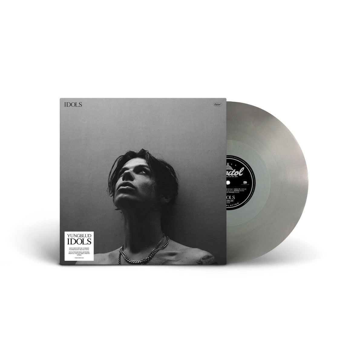 YUNGBLUD Idols (Supermoon Silver Lp) [Signed Insert] (Indie Exclusive)